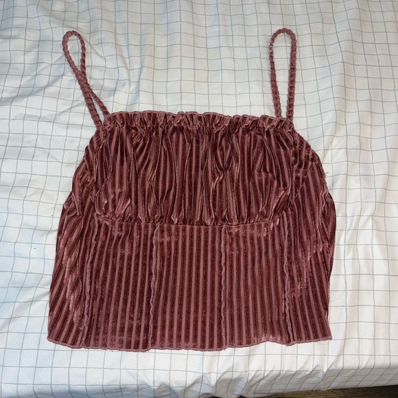 Dusty Pink crop top - Picture 1 of 3